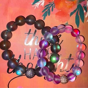 2 Beautiful Mermaid Bead Bracelets! Brand New.